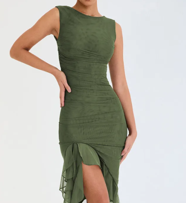 Slim Skinny Sleeveless Dress - Image 2